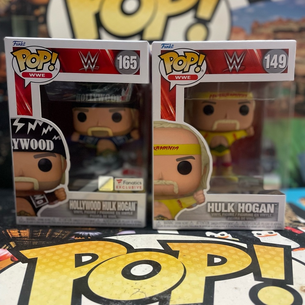 Funko WWE Pop! Figures - Hollywood Hulk Hogan & Hulk Hogan
